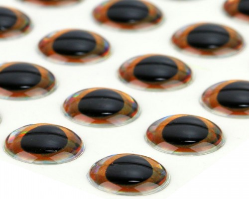 Ultra 3D Epoxy Eyes, Basic Honey, 9 mm